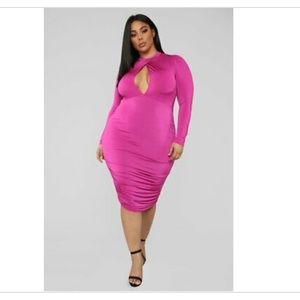 Come on in fashionova midi dress